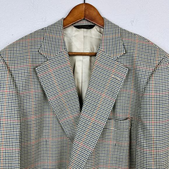 Paul Stuart Stuart Blazer Silk / Wool Blend Dual Button - 45 Long - Picture 2 of 8